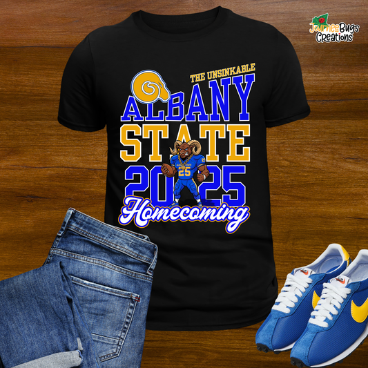 The Unsinkable ASU Homecoming 2025 Tee 💙💛🐏