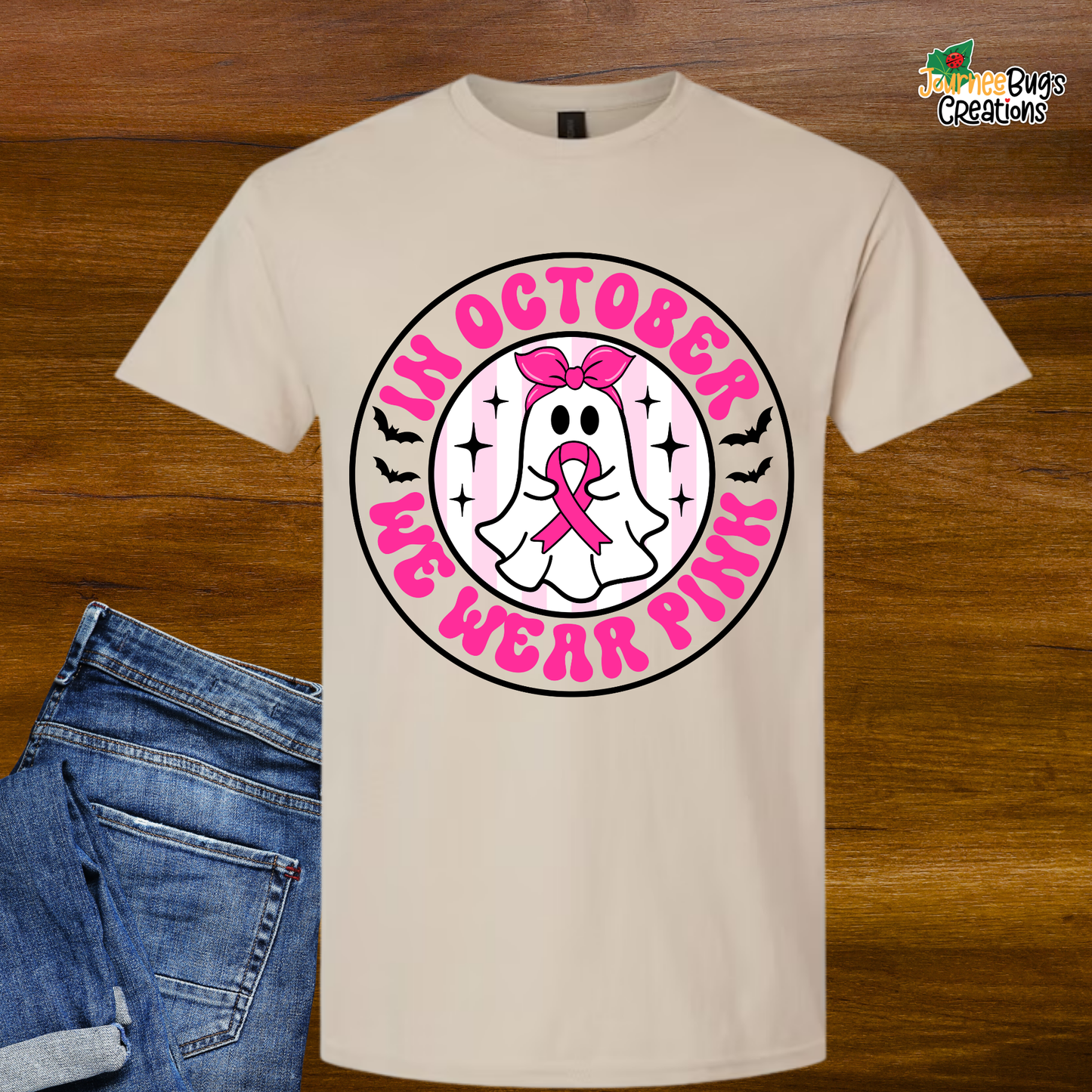 π» In October We Wear Pink Ghost Tee π