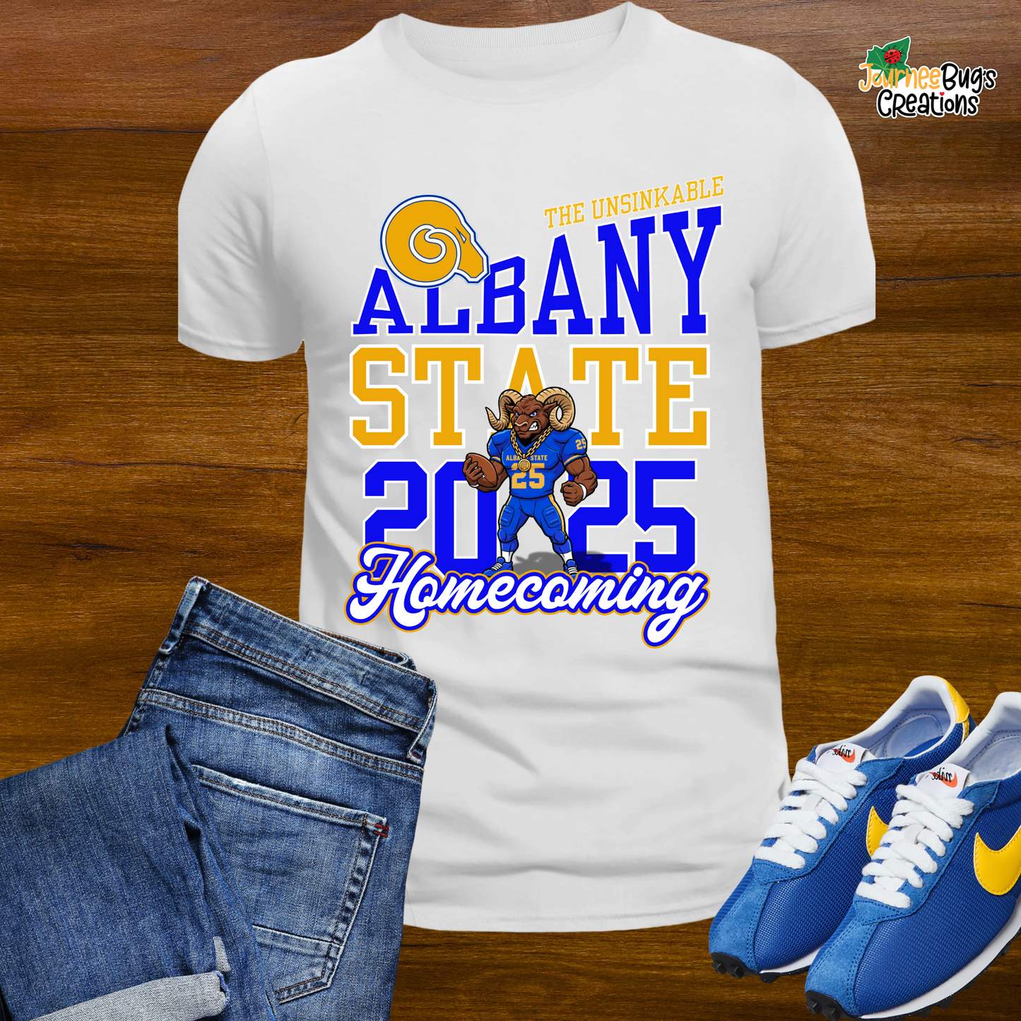 The Unsinkable ASU Homecoming 2025 Tee 💙💛🐏