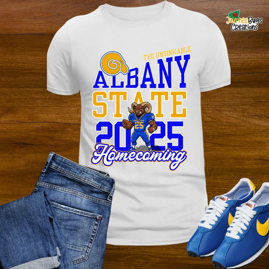 The Unsinkable ASU Homecoming 2025 Tee 💙💛🐏