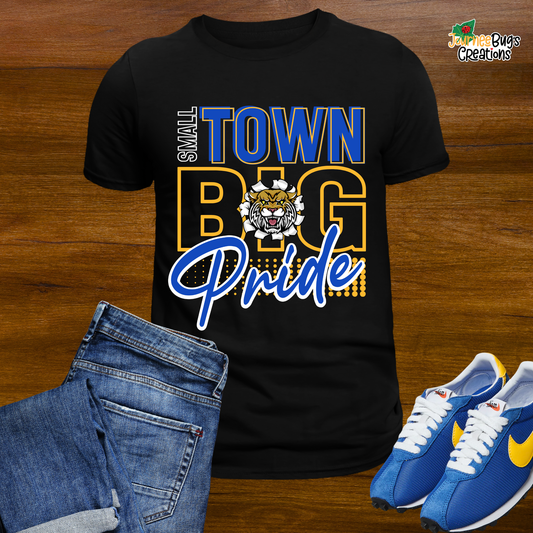 Small Town, Big Pride Tee - Custom School Spirit Tee