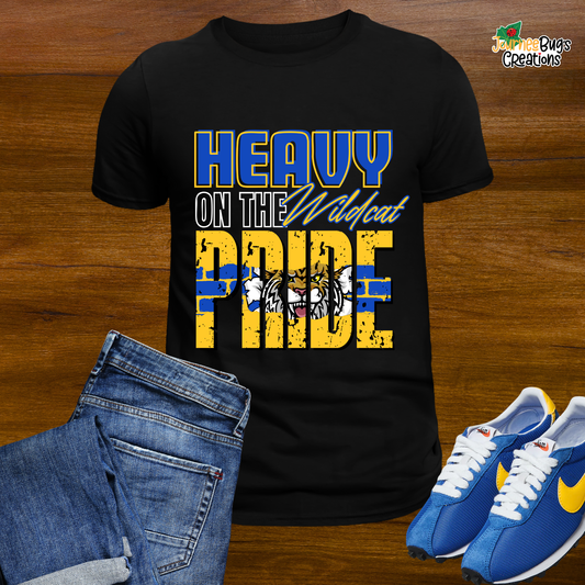 Heavy of the Wildcat Price Tee- Custom School Spirit Tee
