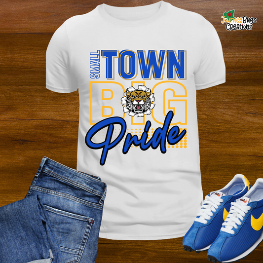 Small Town, Big Pride Tee - Custom School Spirit Tee