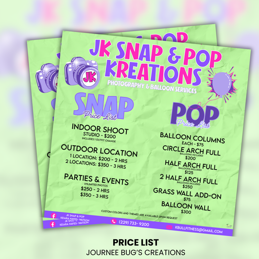 Price List