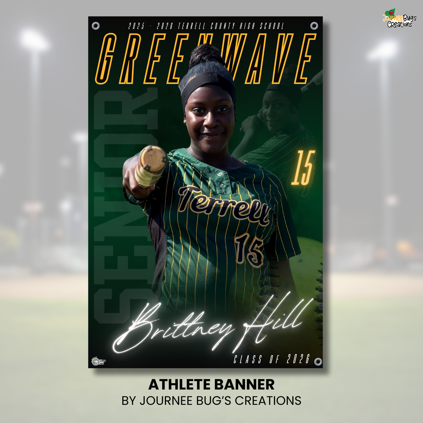 Custom Athlete Vinyl Banner