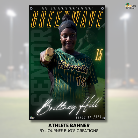 Custom Athlete Vinyl Banner