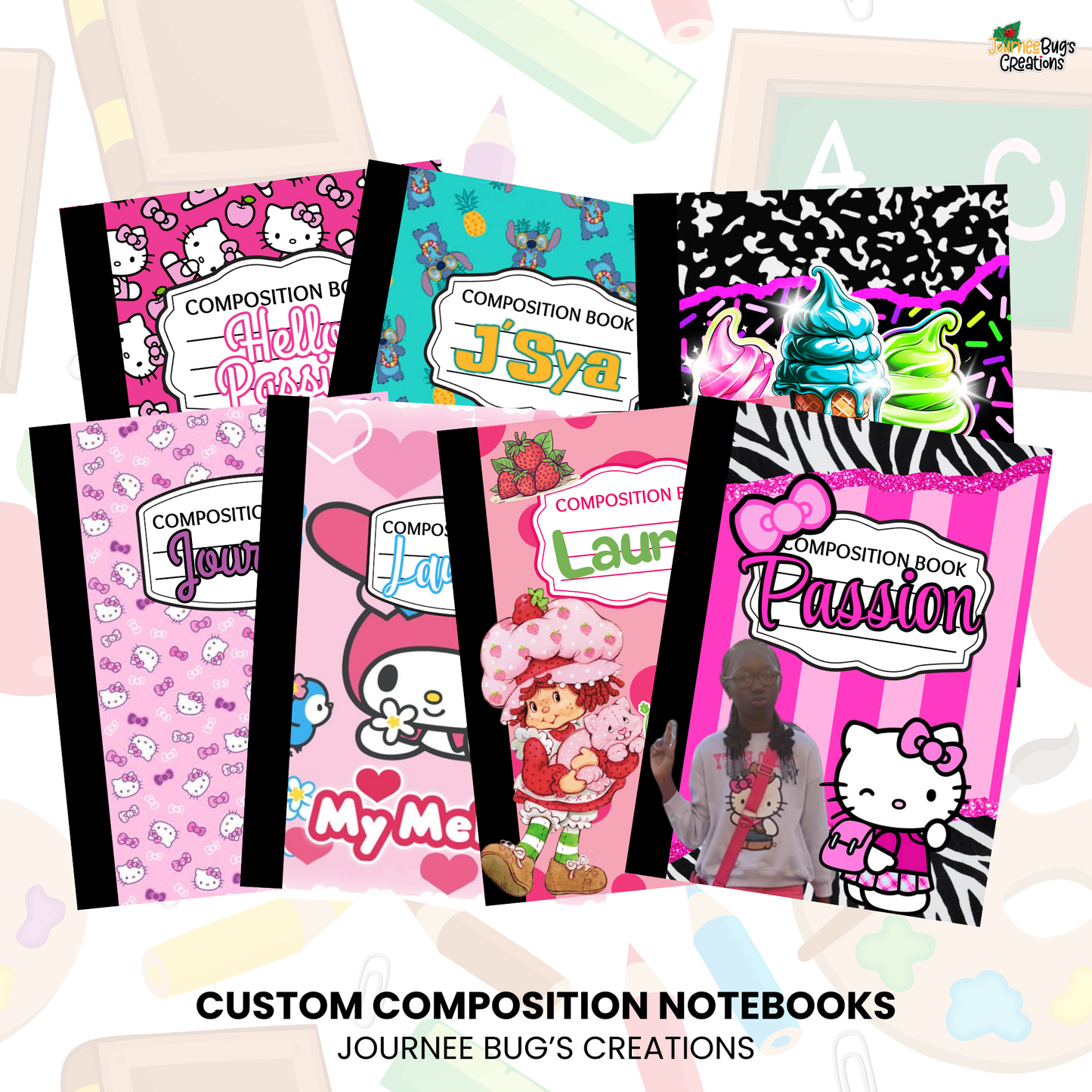 Custom Composition Notebooks