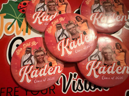 Custom Buttons by Journee