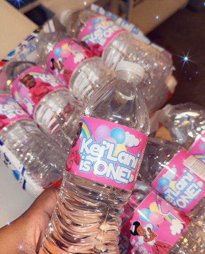 Water Bottle Labels