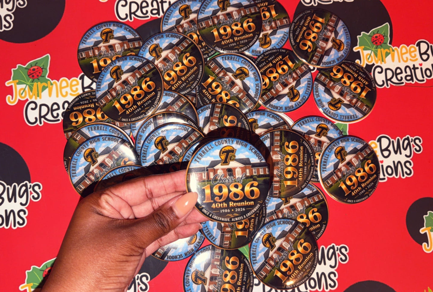 Custom Buttons by Journee