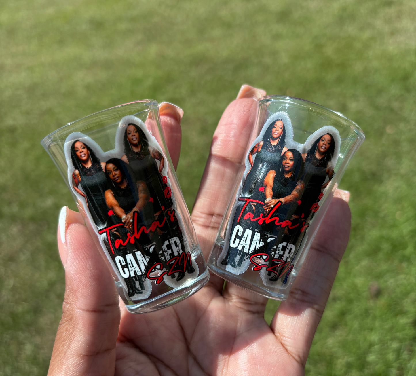 Custom Drinkware: Shot glass and party cups