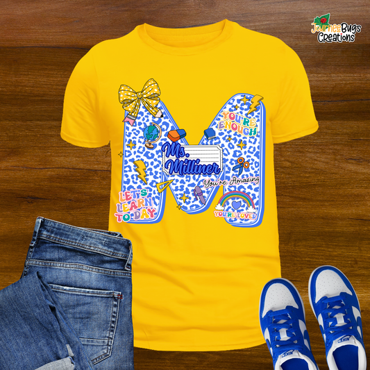 Personalized Initial Name Tee