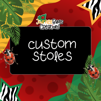 Custom Graduation Stole