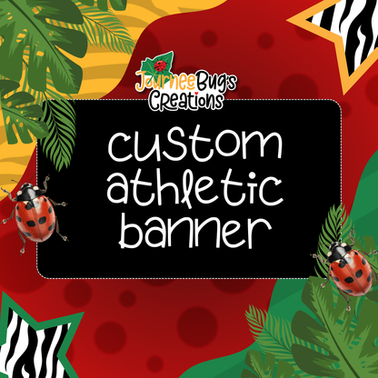 Custom Athlete Vinyl Banner