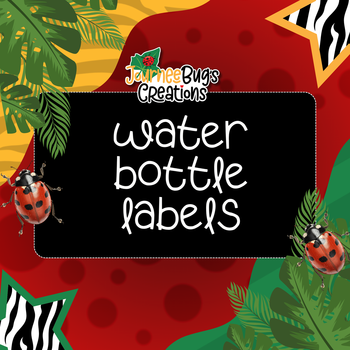 Water Bottle Labels